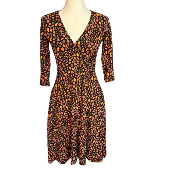 Mata Traders Callie Faux Wrap Dress Size XS V-Neck - Picture 1 of 7